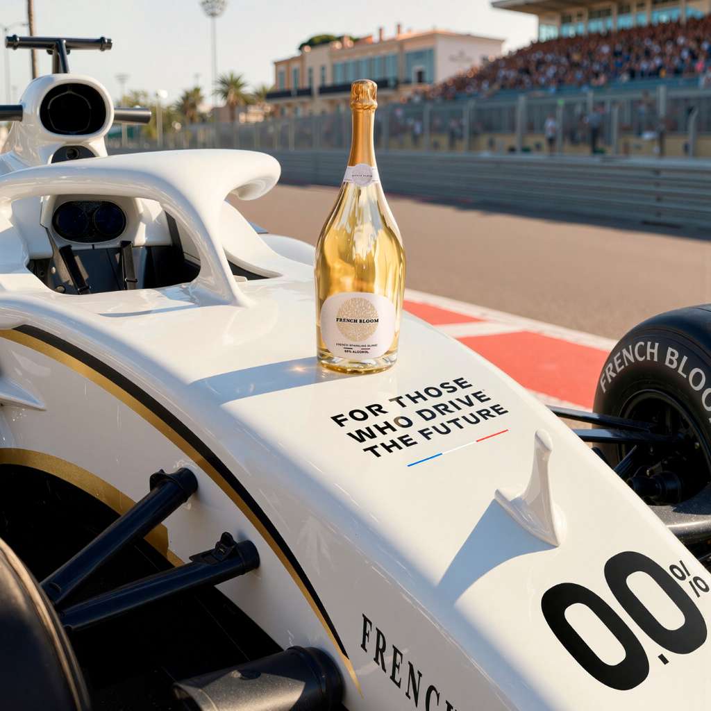 French Bloom devient le vin pétillant sans alcool officiel de la Formule 1®